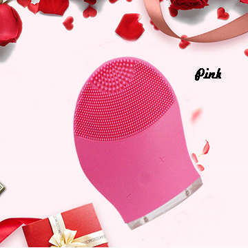 Silicone electromotive facial brush